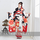 振袖：R1755 黒 梅に鶴☆(絹)(R1921)│ 振袖レンタル │ 京都着物