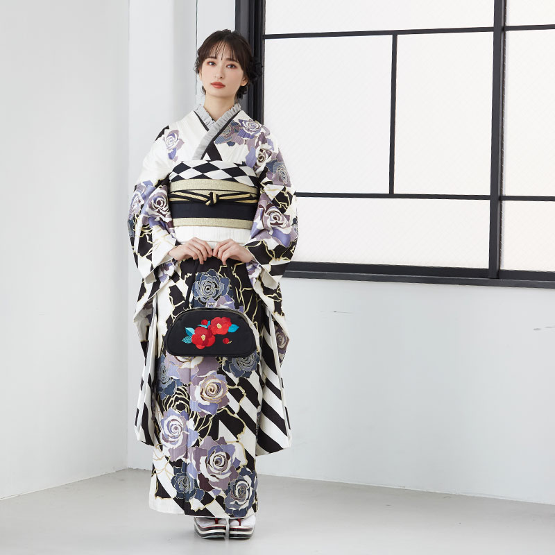 振袖 豪華 金彩 銀彩 銀通し 薔薇 身丈171cm 撥水加工済 綺麗すぎる金彩 銀彩振袖 十日町友禅 関芳知ってる？ – #振袖gramの