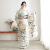 振袖：R2069 JILL STUART アイボリー 花更紗│ 振袖レンタル │ 京都