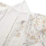 振袖：R2085 白 牡丹に枝垂れ桜│ 振袖レンタル │ 京都着物レンタル夢館