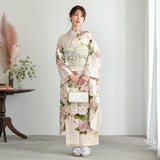 振袖：R2119 桜鼠 椿に梅│ 振袖レンタル │ 京都着物レンタル夢館