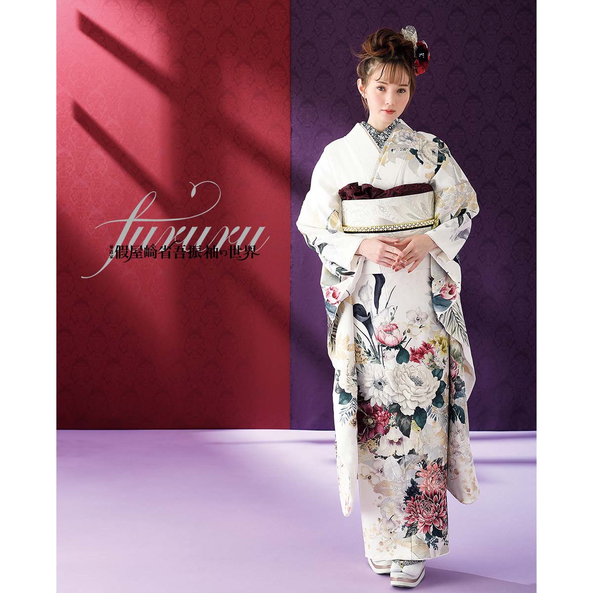 市松さん8号・お振袖セット・長襦袢・つくり帯・帯揚げ・帯〆 市松人形絽