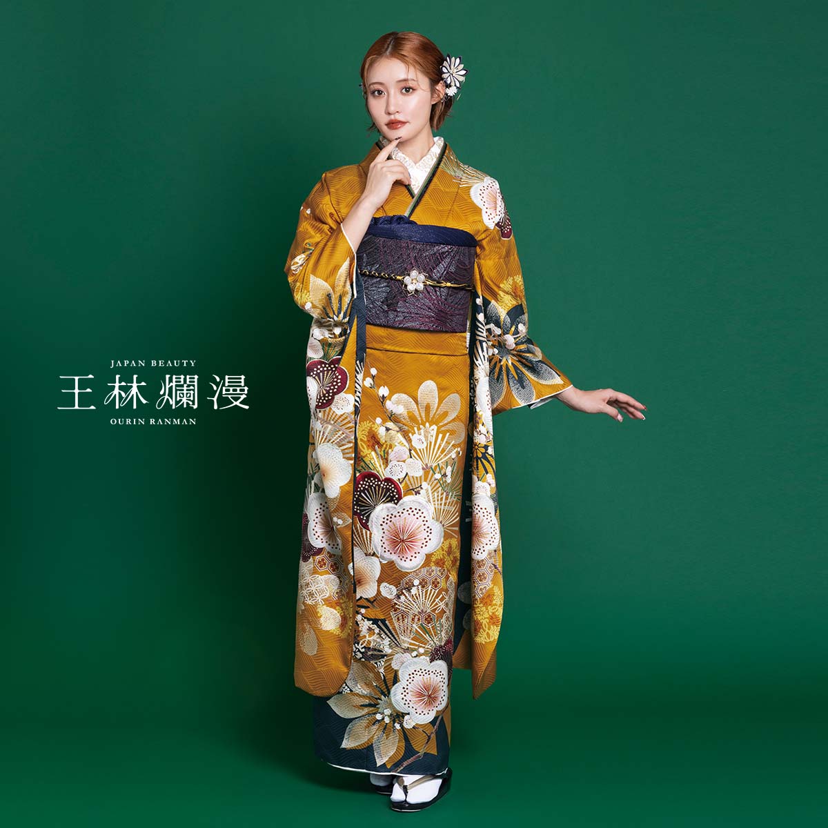 振袖 身長145-160cm 茶 br-013 振袖 身長145-160cm 茶 br-013 振袖 身長