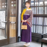 ラボット　服　lovot 紫　小菱羽織　袴　インナー　水色富士山　ストライプ袴 ラボット 服 lovot 紫 小菱羽織 袴 インナー 水色富士山