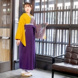 ラボット　着物　lovot 羽織　水色　富士山　袴ストライプ　紺　富士山インナー ラボット 着物 lovot 羽織 青 袴ストライプ 水色富士山インナー