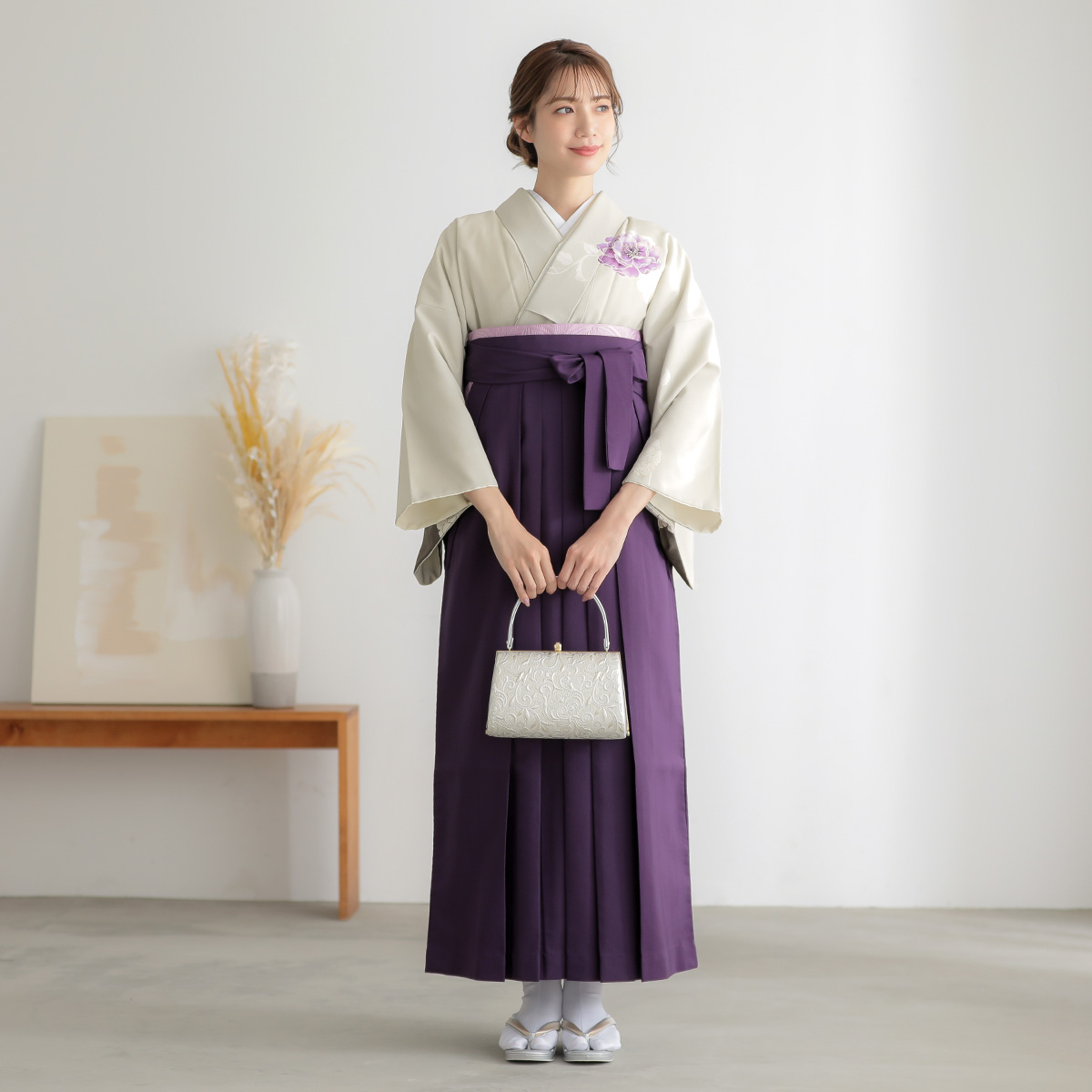 袴２枚、紋付1枚　大人(173cm) 紋付袴・黒羽二重/仙台平｜白無垢・色打掛レンタルなら結婚式着物専門