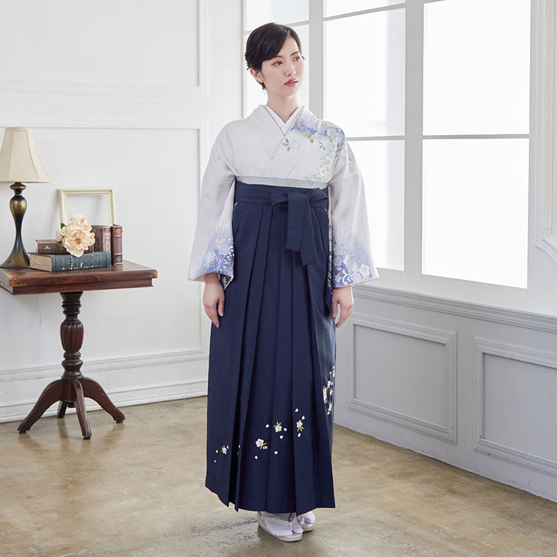 net限定】梳毛（そもう） 袴富士（はかまふじ）／鈍色杢（に