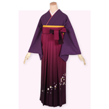 平和屋着物●女性　行灯袴　レース　色無地　滅紫色　未使用　AABH8363ph 平和屋着物○女性 行灯袴 レース 色無地 滅紫色 未使用 AABH8363phの