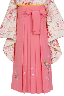 小学生袴:A057 メゾピアノ 黒 ローズガーデン☆│ 袴レンタル │ 京都