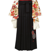 袴下着物⭐️黒⭐️新品難あり！ 女袴セット34 商品詳細 - 七五三、振袖、レンタル着物は神奈川