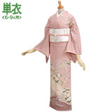 訪問着：H074 【訳あり】薄紫 牡丹に杜若☆| 訪問着レンタル │ 京都