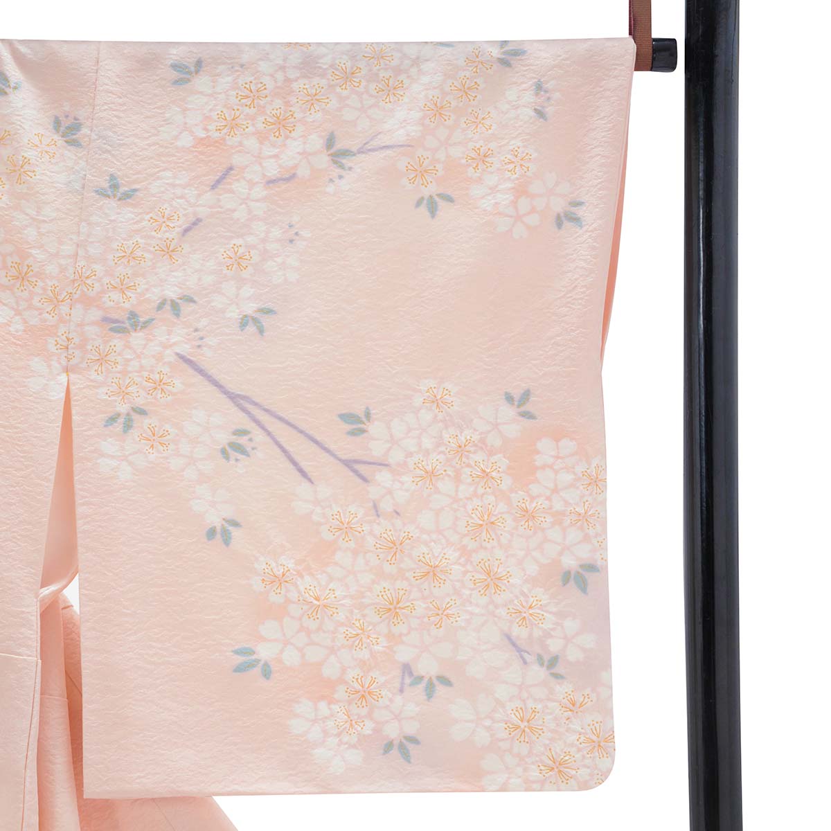訪問着：H1287 桂由美 薄ピンク 枝垂れ桜| 訪問着レンタル │ 京都着物