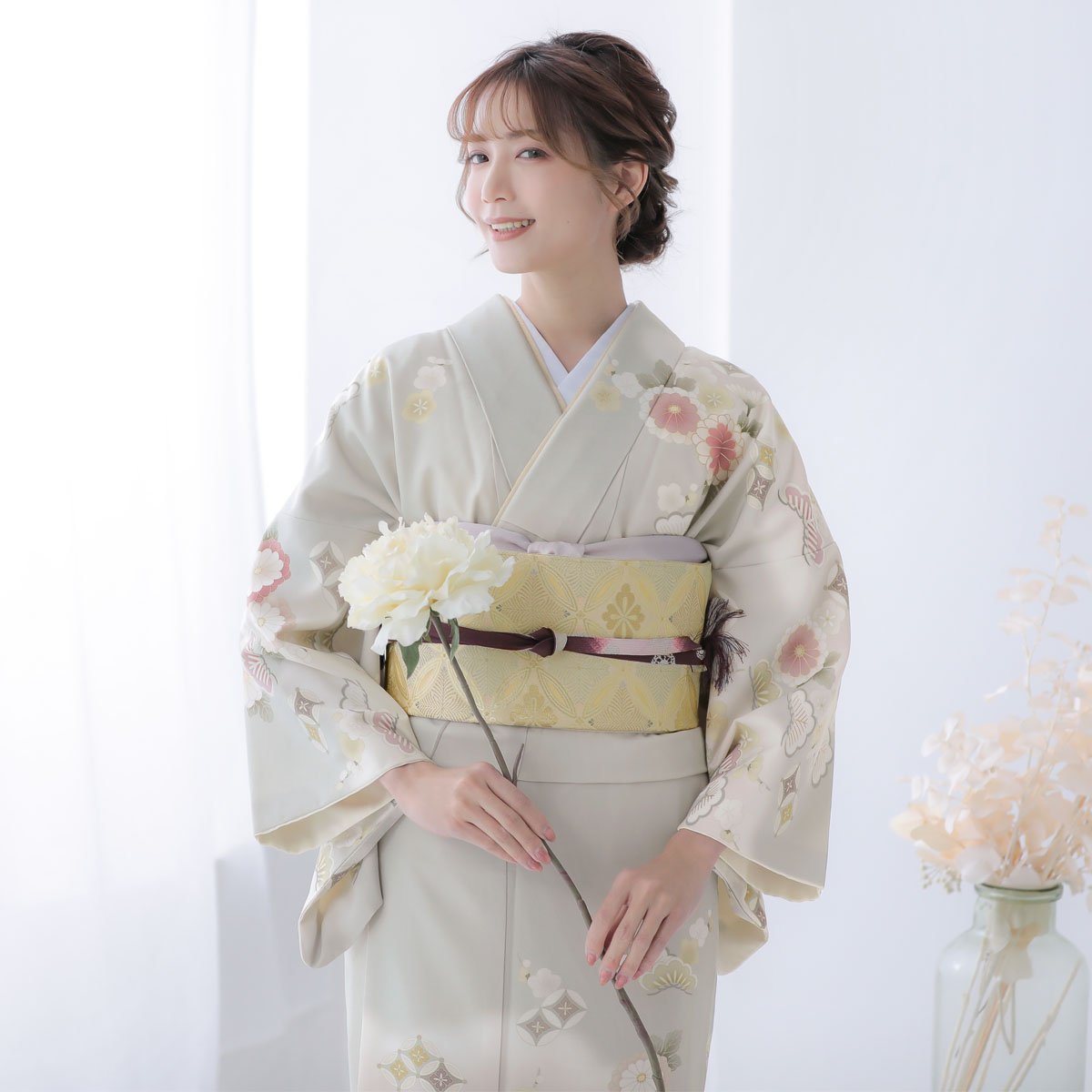 ☆きもの北條☆ japan style ジャパン・スタイル 松竹梅に宝物 