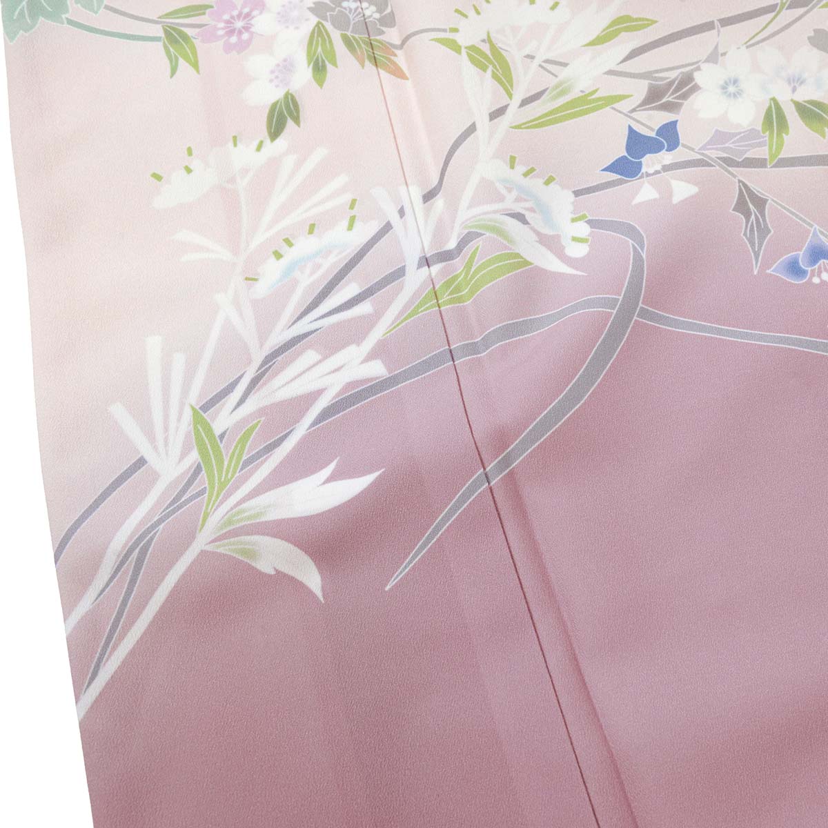 訪問着：H1418 サーモンピンク×薄紫 桜に牡丹| 訪問着レンタル │ 京都
