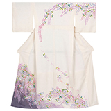 ［訪問着］中古品　ヨゴレ有り　落款有り　辻ヶ花　K-311 訪問着］中古品 ヨゴレ有り 落款有り 辻ヶ花 K-311 - メルカリ