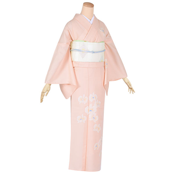 訪問着：H706 ピンク 胡蝶蘭| 訪問着レンタル │ 京都着物レンタル夢館