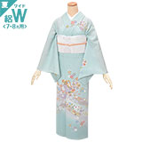 楽天市場】青（サイズ（S/M/L）S・種類（着物）色無地）（着物