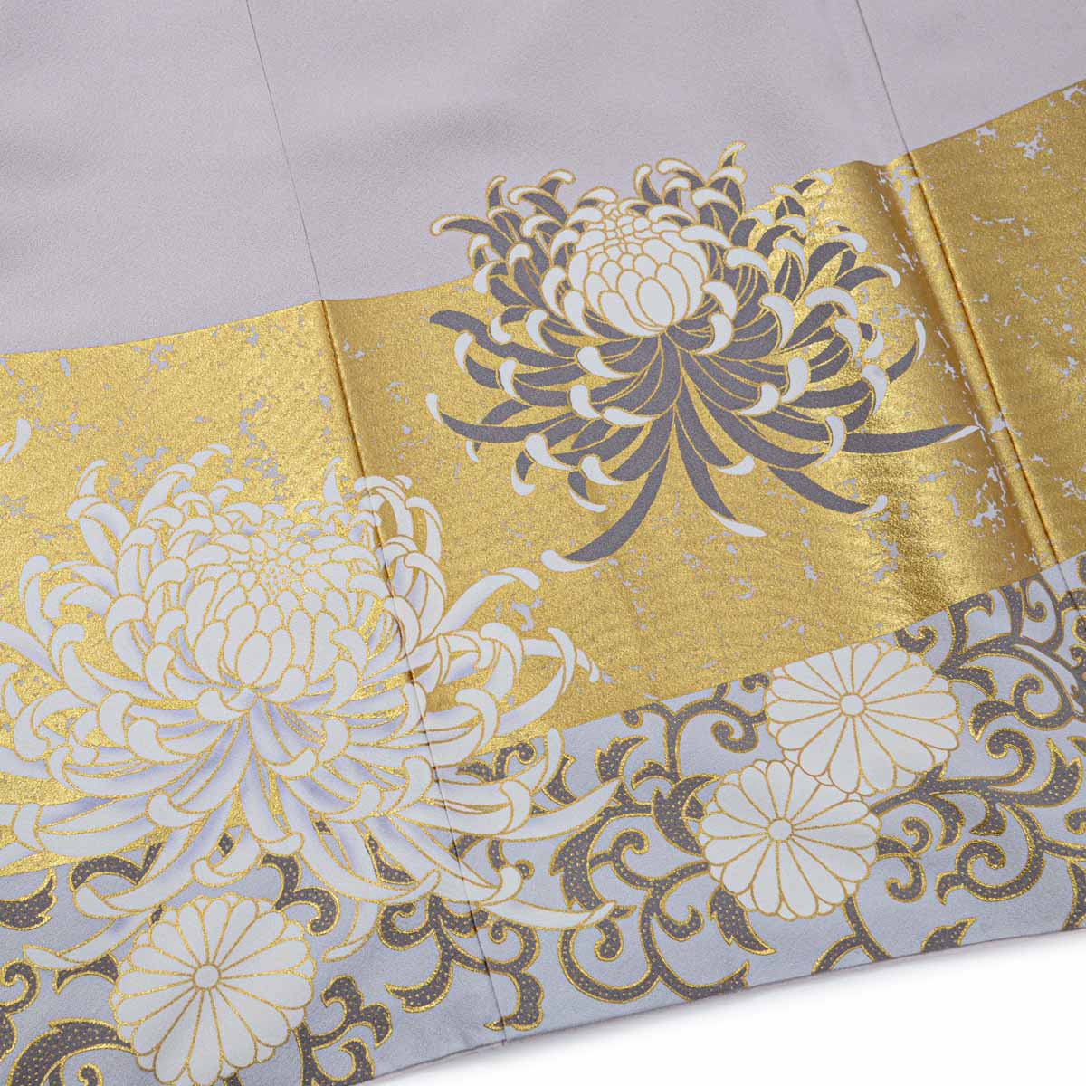 色留袖：E293 桂由美 藤鼠 菊に唐草七宝(E296)| 色留袖レンタル