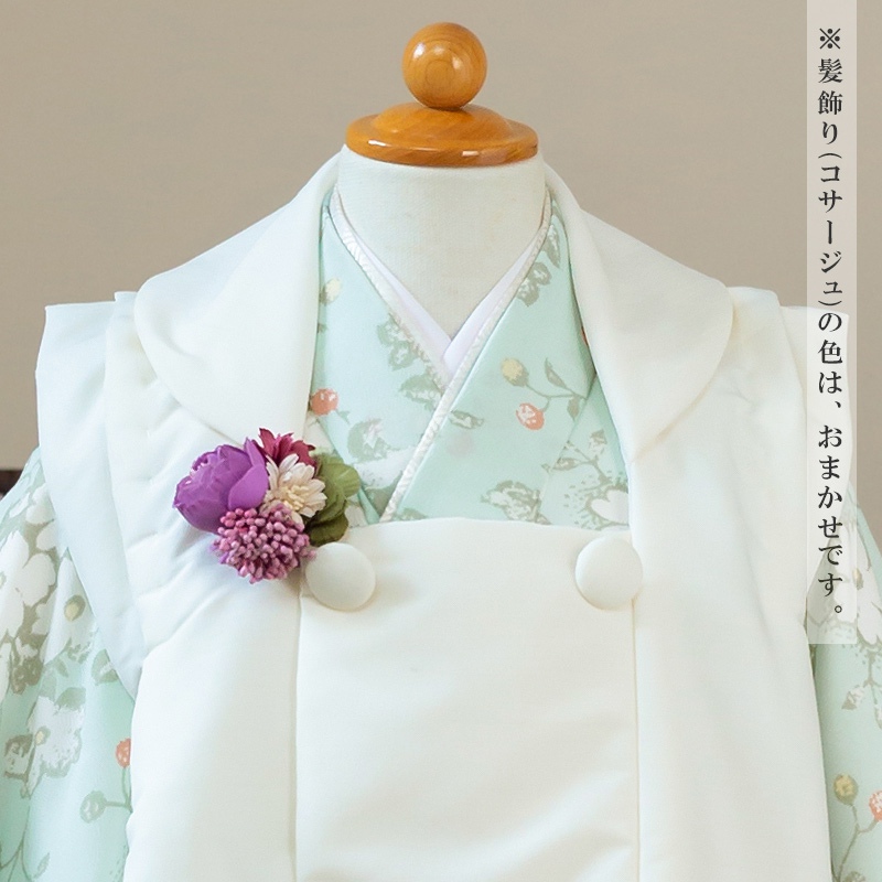 七五三３歳正絹縮緬中綿無しの被布（新品）ミルキーホワイト Catherine Cottage 七五三 直前セール｜被布セット 3歳 女の子