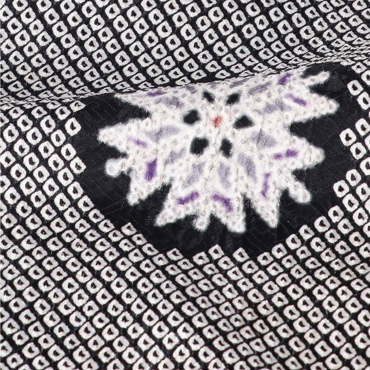 七五三被布 : K208 【三歳男児被布】【正絹】総絞り グレー