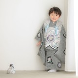 #8-598 (保管品) 七五三 正絹 被布コ―ト 七五三被布コート お祝着 女の子用 正絹 日本製 刺繍 福岡市南区