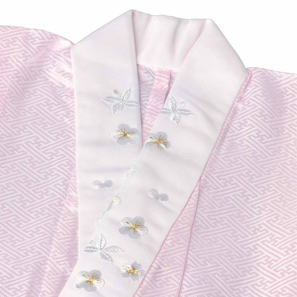 七五三被布 : KOHARU K239 【三歳女児被布】白x白菊熨斗目