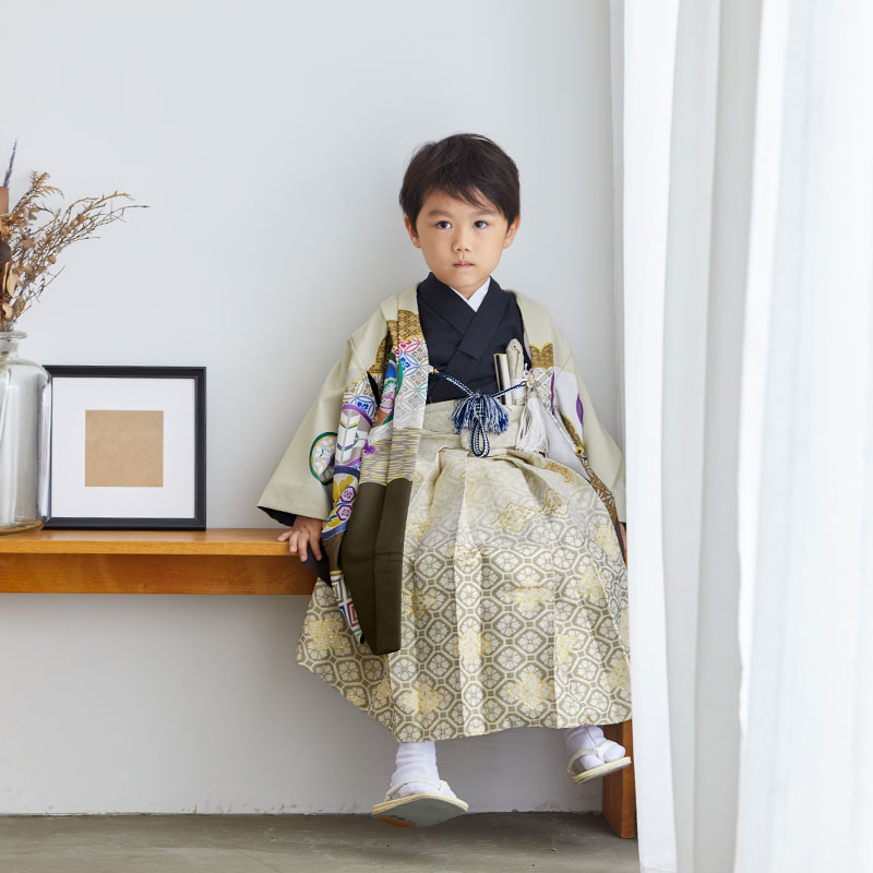 七五三　着物　袴　男の子 楽天市場】【レンタル】七五三 5歳 レンタル 753 袴セット 男児