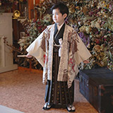 #59 (保管品)  男児  ポリ  四つ身着物 AS 袴付き 小物 楽天市場】卒業式 小学校 小学生 男の子 ジュニア 着物 袴セット