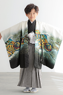 色留袖 正絹 グレー 鶴亀 波模様 結婚式 宮参り 祝賀会 （留袖と