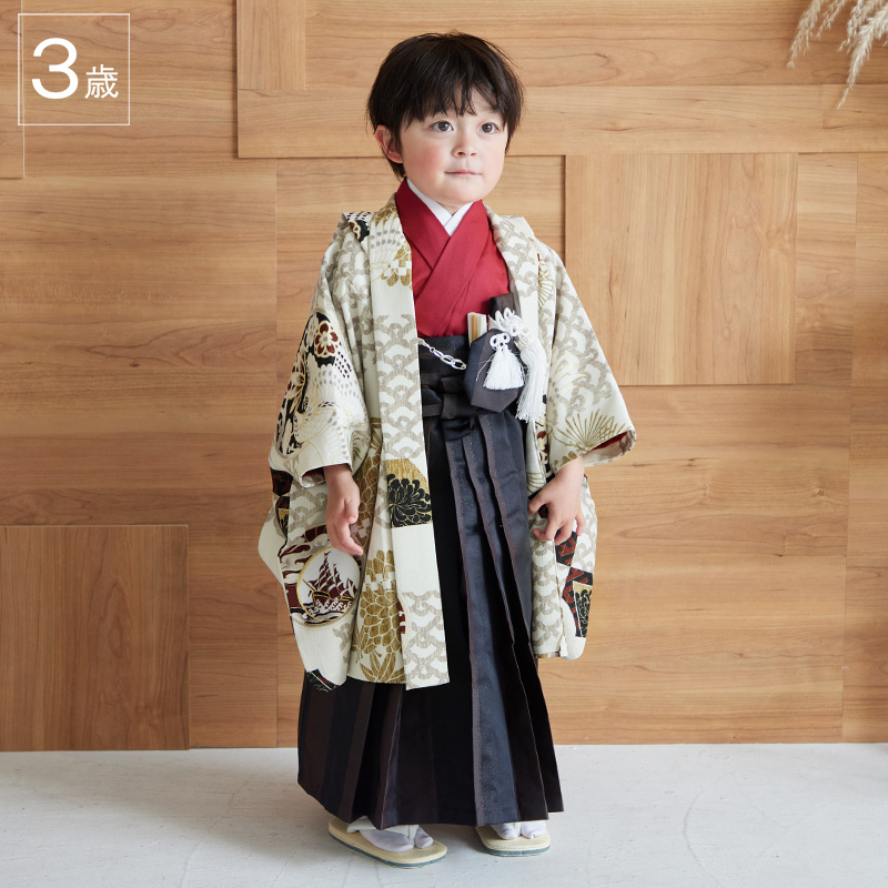 限定品定番】 七五三 5歳 新品 羽織 袴 着物フルセット 紋袴 NO24271の通販 by metaboric's shop｜ラクマ 