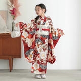 豆千代モダン　四つ身着物　大梅　7才以上身長130センチまで 豆千代モダン 四つ身着物 大梅 7才以上身長130センチまで 豆千代