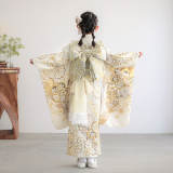 おみや　お値下げ　四つ身　七五三  7歳着物　白地の着物 おみや様専用 お値下げ 四つ身 七五三 7歳着物 白地の着物