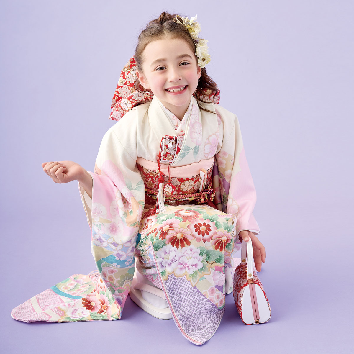 楽天市場】七五三 着物 7歳 フルセット 購入 販売 ダリヤ 四つ身