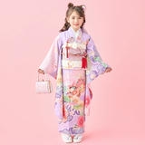 夢工房 7歳 女の子 着物 七五三　四つ身　手毬　黒 夢工房 7歳 女の子 着物 七五三 四つ身 手毬 黒
