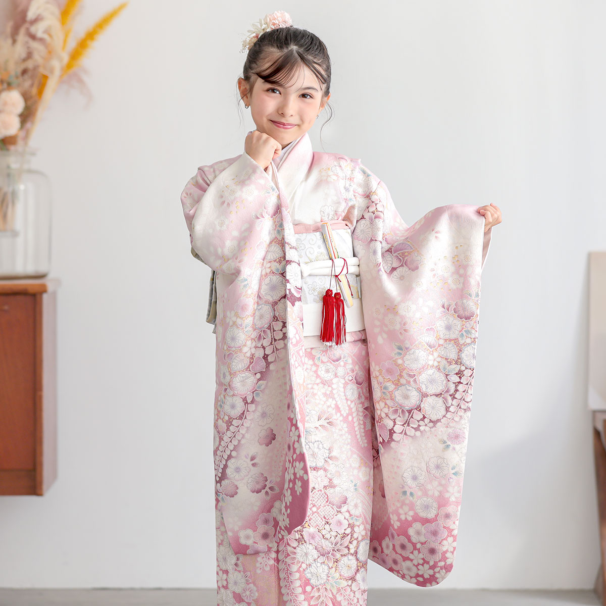 新品未使用品　七五三 7歳祝い着　辻ヶ花　正絹 新品未使用品 七五三 7歳祝い着 辻ヶ花 正絹 新品未使用品 七五三 7歳