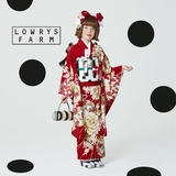 七五三七歳四つ身：N240 LOWRYS FARM 赤 牡丹に薬玉 | 七五三着物