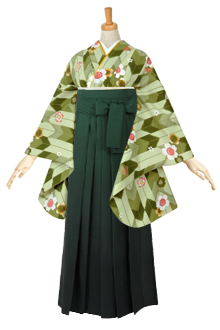袴 2点セット 2尺袖着物 utatane 卒業式 販売 袴91-99cm（身長