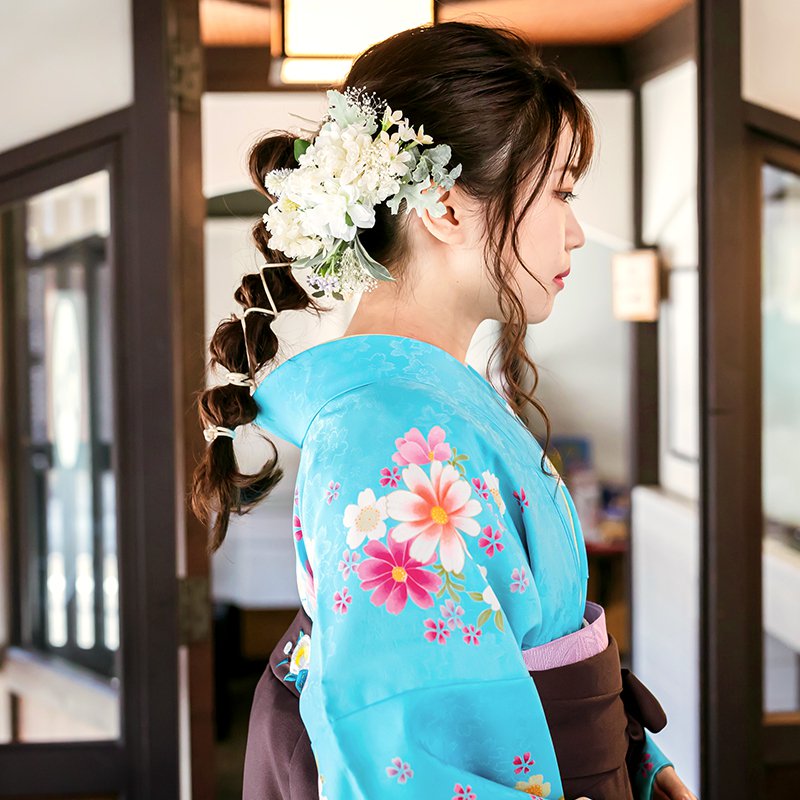 2尺袖 ポリエステル着物 紋意匠 辻ヶ花 袴向き 2尺袖 ポリエステル着物 紋意匠 辻ヶ花 袴向き 2尺袖 ポリエステル