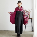 赤紫色系の着物 楽天市場】[3万円均一SALE]【成人式 振袖 レンタル】RS1306 正絹