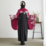 2尺袖 ポリエステル着物 紋意匠 辻ヶ花 袴向き 2尺袖 ポリエステル着物 紋意匠 辻ヶ花 袴向き 2尺袖 ポリエステル