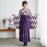 二尺袖 着物 袴フルセット From KYOTO ショート丈 紫色 袴変更可能 楽天市場】二尺袖 着物 袴フルセット From KYOTO 着物丈は着付け