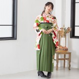 紅一点 ブランド 2尺袖着物 袴用 大正ロマン調 金彩