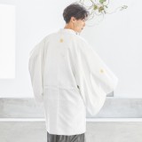 Nu♡羽織袴 10号】 黒羽二重五つ紋付袴｜hanamizuki
