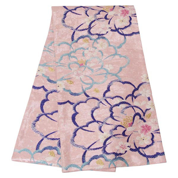 振袖：R296 黒 ピンクぼかし 玉桜│ 振袖レンタル │ 京都着物