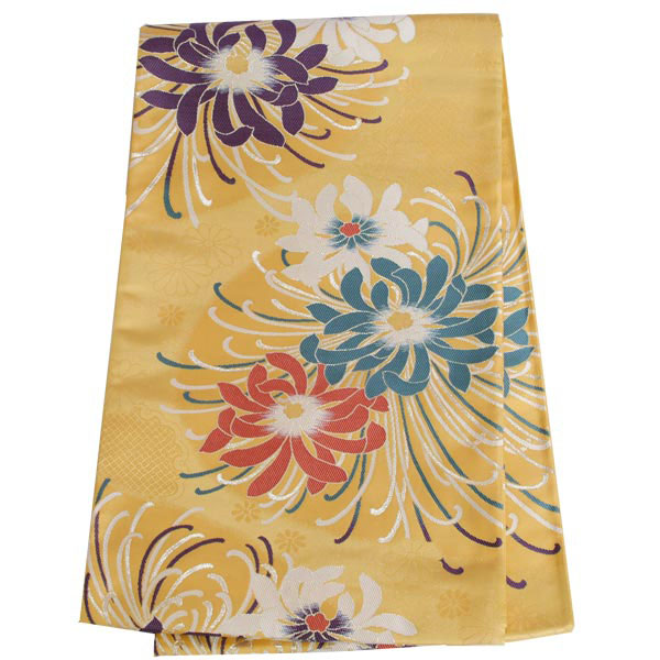 振袖：R197 【訳あり】茶色と紫 桜と笹模様☆(絹)│ 振袖レンタル