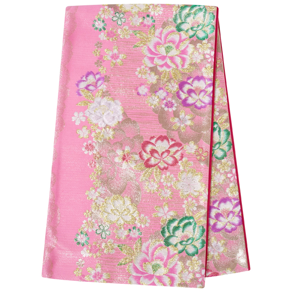 振袖：R460 【訳あり】青緑 鞠と桜の花束☆(絹)(S)│ 振袖