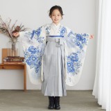 みのむし★おまとめ［アネモネH］被布セット+羽織袴ꕤハンドメイドꕤ七五三 みのむし☆おまとめ［アネモネH］被布セット+羽織袴ꕤハンドメイドꕤ