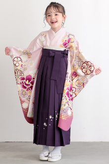 【着用短時間、超美品】卒園式用　華やか袴 楽天市場】(七五三最大10%OFF10/2迄)袴 単品 「黒 椿の刺繍