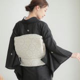 梅乃【127】正絹　黒留袖　フルセット　美品　身幅広め　飛鶴　波　流水　大人 黒留袖：T027 梅と椿と牡丹☆| 黒留袖レンタル │ 京都着物レンタル夢館