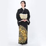 黒留袖：T380 桂由美 金銀箔牡丹| 黒留袖レンタル │ 京都着物レンタル夢館